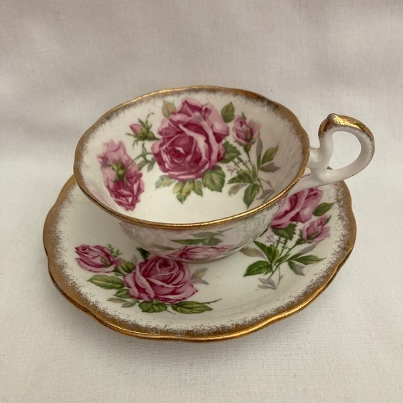 Royal Standard Orleans Rose Cup and Saucer Shabby Chic - Picture 7 of 8